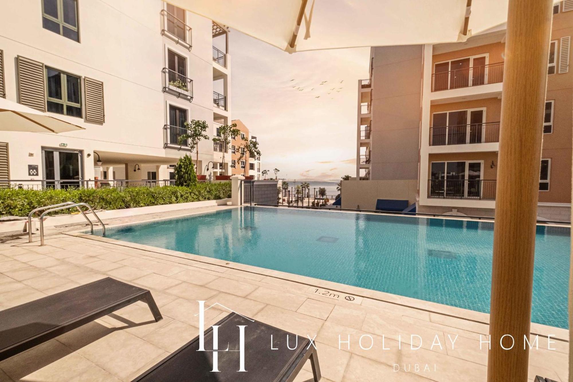 Lux - The La Mer Sea View Suite 3 Дубай Екстер'єр фото